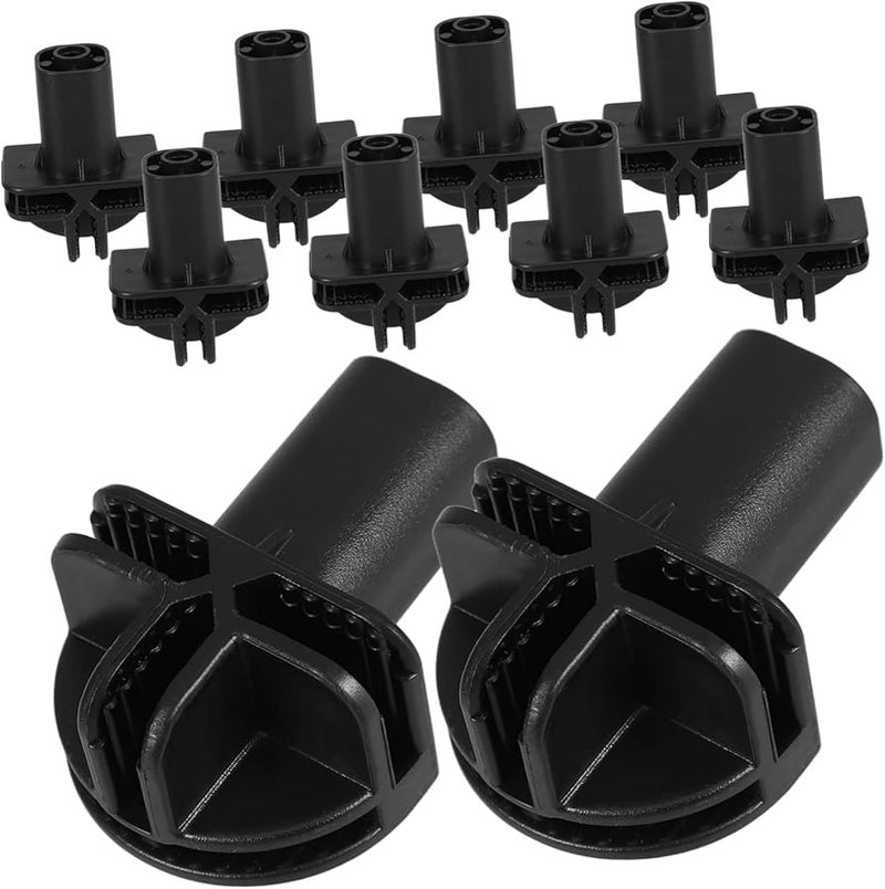 Black Replacement Caster Wheels for Cat Cages Rolling Tool Carts Easy Setup Multipurpose Use - Image 1