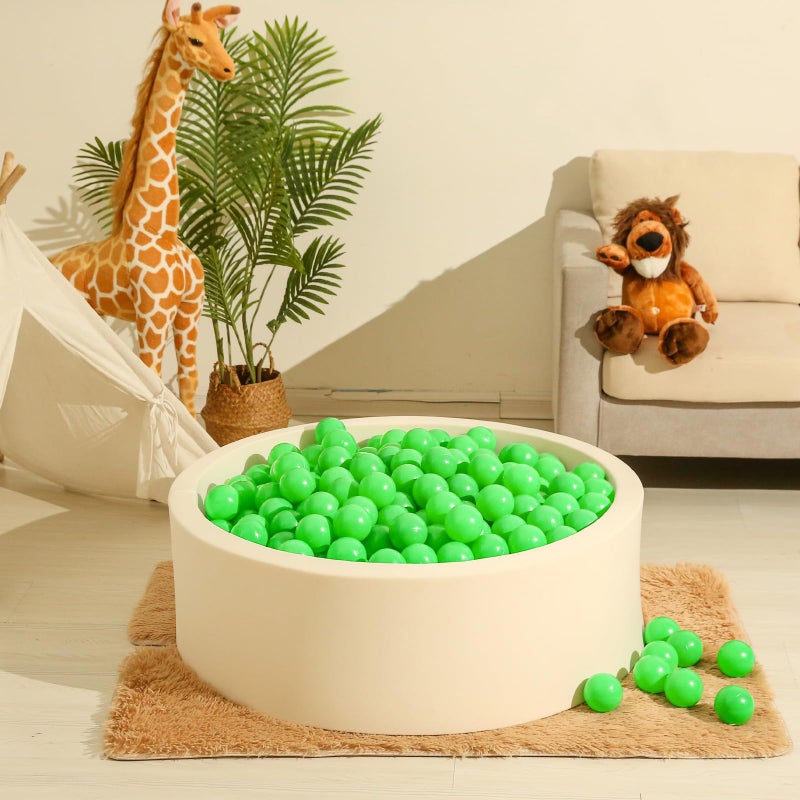 Realhaha Larger Plastic Balls for Ball Pit, Play Pin Balls for Toddlers Kid Ball Pits & Accessories for Bounce House,2.76 inches, Green - Image 2