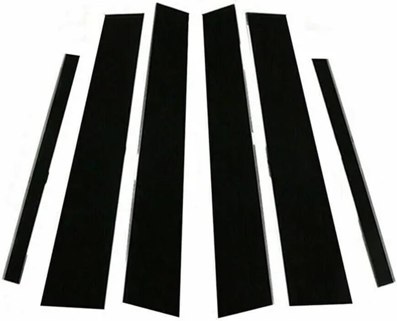 DEMULAX Car Glossy Piano Window Pillar Posts for BMW 5 Series E60 - Image 1