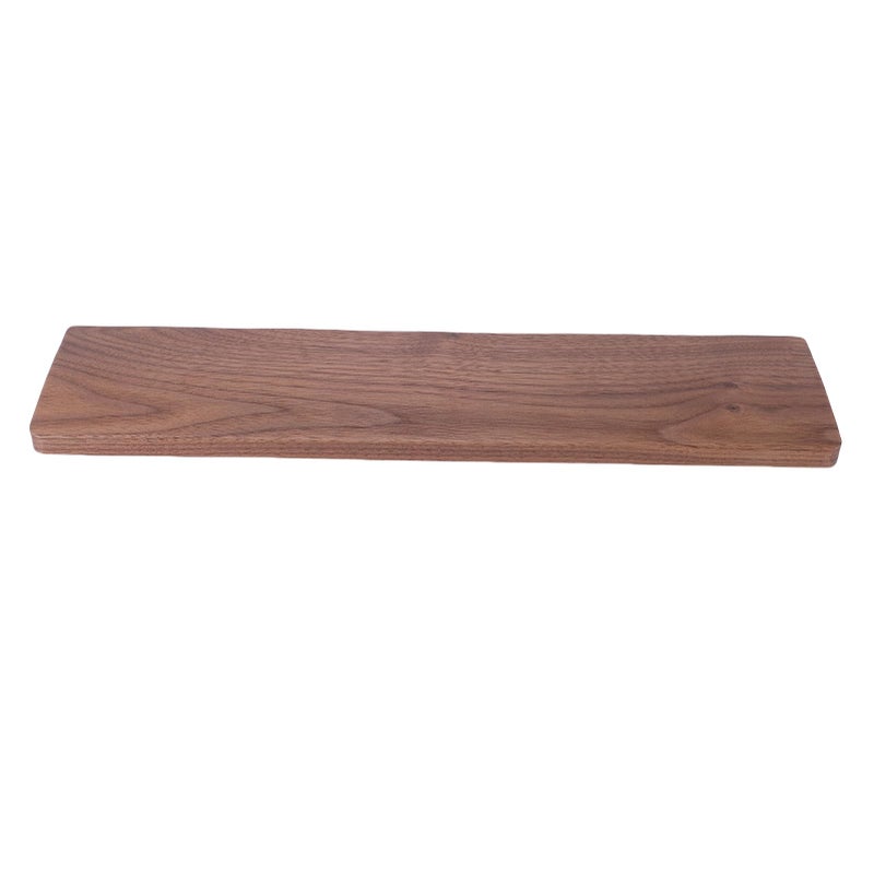 Ergonomic Walnut Wood Wrist Rest For Tenkeyless Mechanical Gaming Keyboards Nonslip Base - Image 3