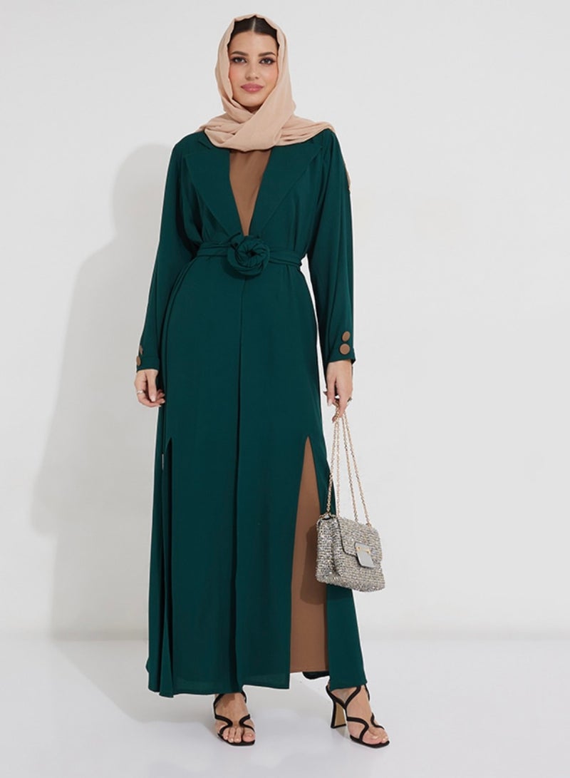 روزيت عباية طقم عباية بليزر قطعتين - Image 4