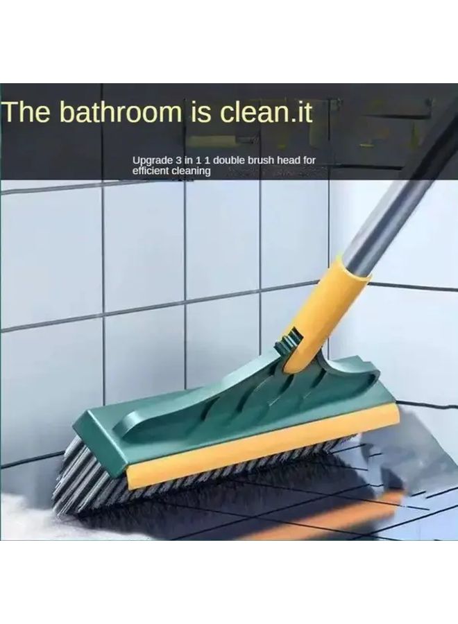 Stainless Steel Hard Bristle 3 In 1 Cleaning Brush Set For Tile Grout Bathroom Toilet Home - Image 2