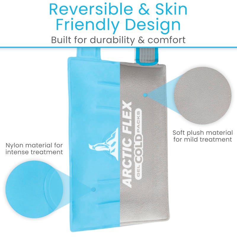 Arctic Flex Elbow Ice Pack Wrap for Tendonitis & Tennis Elbow - Reusable Ice Pack for Elbow with Cold Compression & Adjustable Straps - Sleeve for Injuries & Pain Relief (Blue) - Image 5