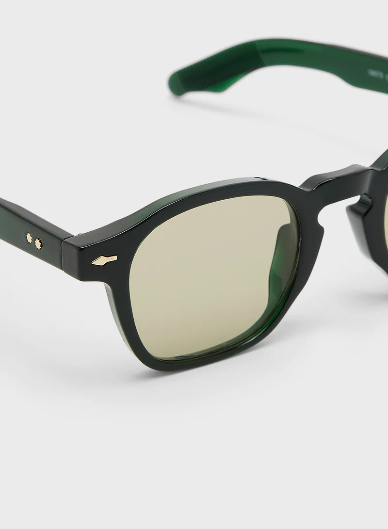 Seventy Five Casual Square Aviator Sunglasses