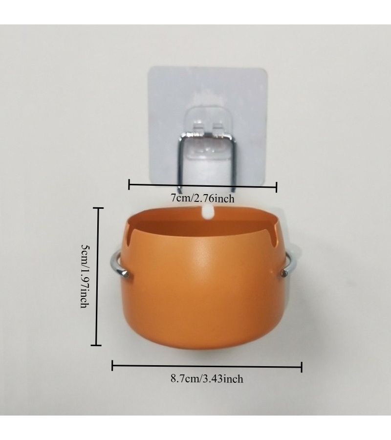 Green Wall Mounted Funnel Lid Stainless Steel Ashtray For Bathroom Windproof Anti Fly Ash Suitable For Various Walls Sturdy Convenient - Image 4