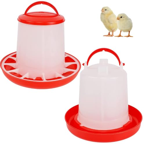 TMW TM&W-Chicken & All Other Plastic Birds Feeder & Drinker Qty- 1.5 KG Feeder= 5Pcs & 1.5 ltr Drinker= 5Pcs= 10Pcs - Image 5
