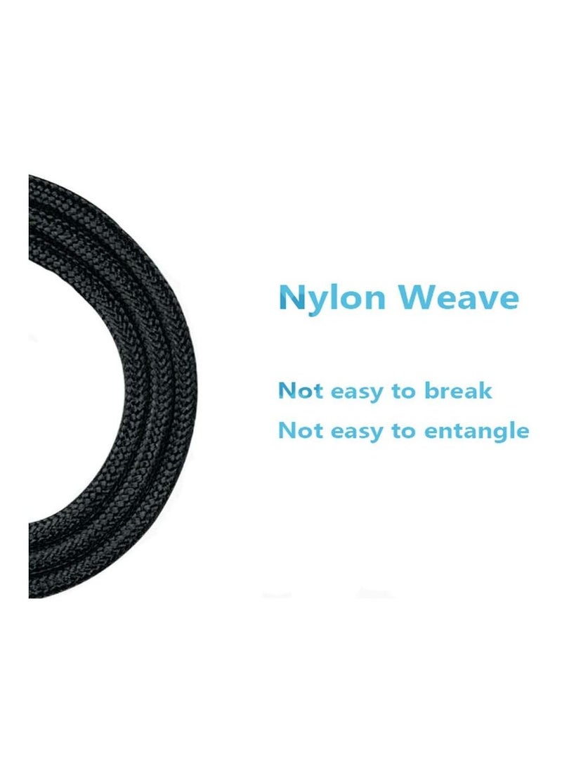 Nylon Braided 3 In 1 Fast Charging Cable For Iphone, Samsung, Huawei, Oppo, And Tables - Image 3