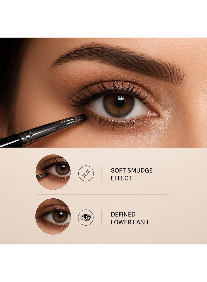 Lower Lash Smudge Brush – Precision Eye Smudging Brush for Smoky Eyeliner & Soft Diffusion – Small Detail Brush for Lower Lash Line, Controlled Blending & Defined Eye Makeup – Milana Leesa - Image 3