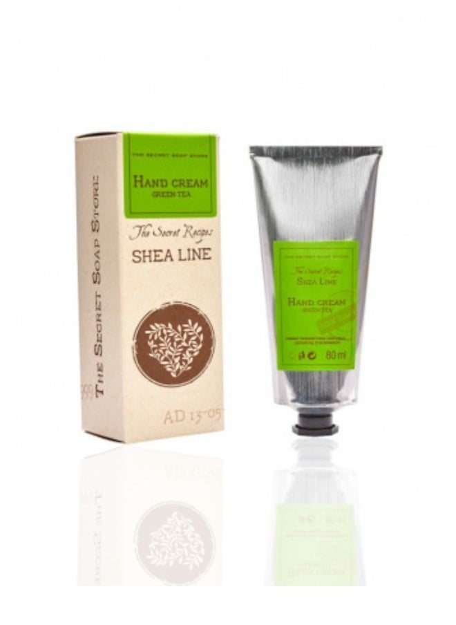 Soap&Friends Soap&Friends Green Tea Hand Cream 80ml – Antioxidant-Rich Moisturizer with 20% Organic Shea Butter – Skin Protection, Natural & Cruelty-Free Formula  - Image 1