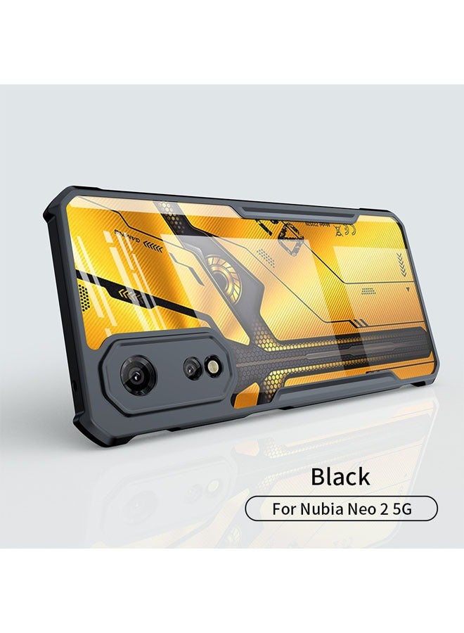 عام مناسبة لحالة هاتف نوبيا نيو 2 5G مضادة للسقوط، غلاف صلب شفاف مع وسادة هوائية - Image 2