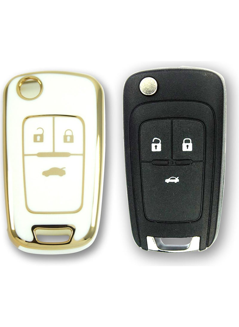 Opel Insignia A Astra J Flip 3 Button White Car Key Remote Case Cover Car Keychain - pzsku/Z1184B1E8C28CC1AA7A33Z/45/_/1730535715/a43005bf-4e3d-4bbb-9bc8-5b2fc3d2f01b