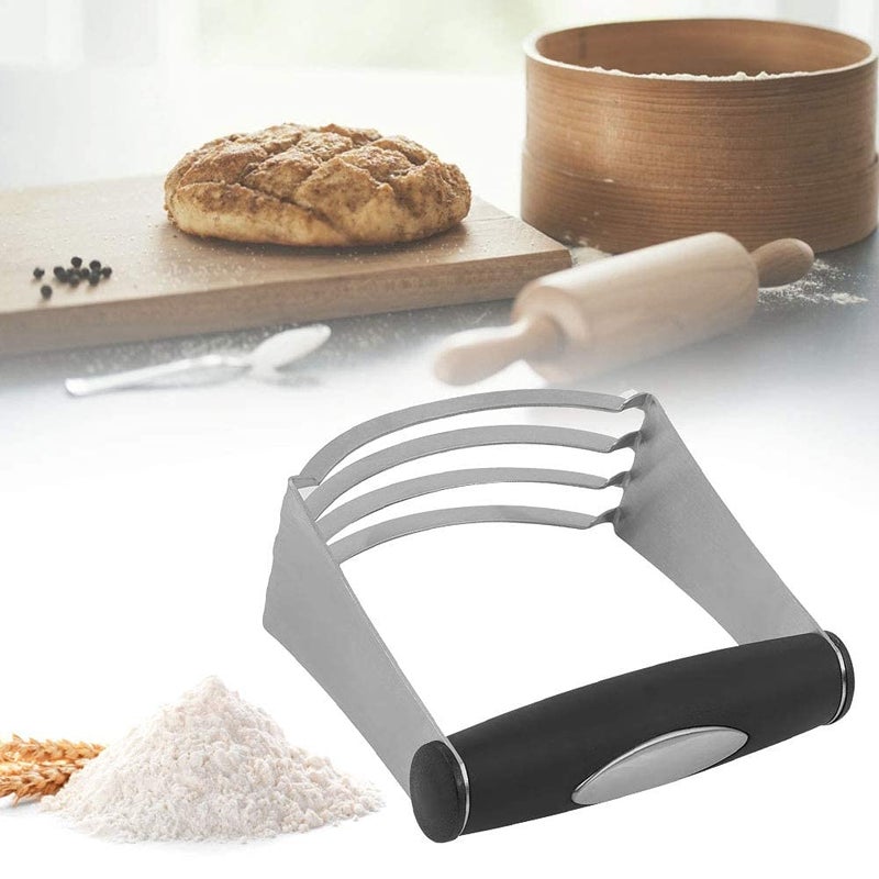 TERXA TERXA Pastry Blender Pastry Scraper Stainless Steel Pastry Cutter Dough Flour Mixer Baking Tool Accessories Pack of 1Multicolor - Image 2