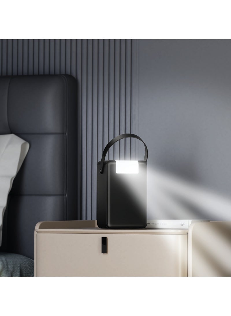 GREEN LION Thunder 80 Power Bank 80000 mAh / PD 20W Fast Charge / Powerful Flashlight / LED Digital Display / 4xUSB-A & 1xUSB-C Port / Long Life Battery / USB-C/Lightning/Micro Input - Black - Image 2