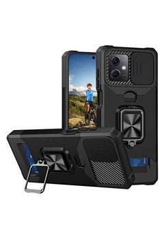 Excefore Military Grade Shockproof Protective Phone Cover for Xiaomi Redmi Note 12 5G, with Kickstand and Sliding Camera (Not 4G), for Xiaomi Redmi Note 12 5G /Xiaomi Poco X5  - Image 1