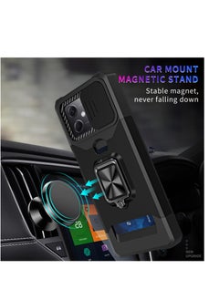 Excefore Military Grade Shockproof Protective Phone Cover for Xiaomi Redmi Note 12 5G, with Kickstand and Sliding Camera (Not 4G), for Xiaomi Redmi Note 12 5G /Xiaomi Poco X5  - Image 3