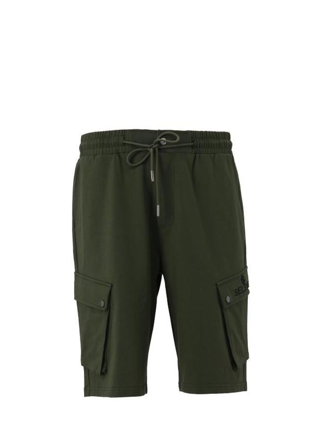 Selene Men Cotton Cargo Shorts with Drawstring - Image 1