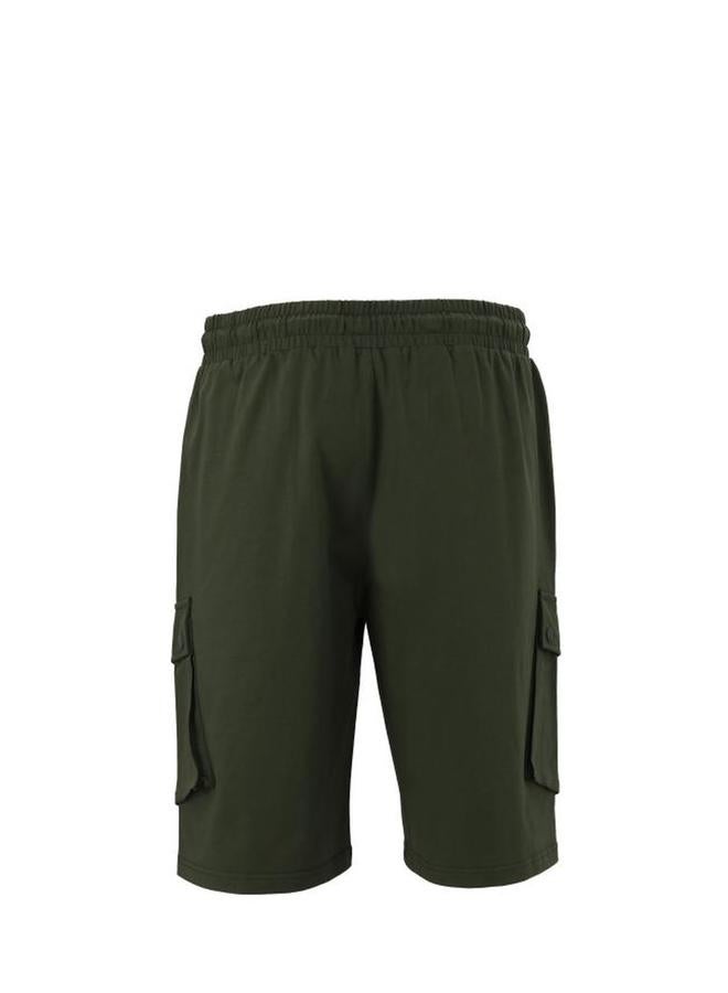 Selene Men Cotton Cargo Shorts with Drawstring - Image 2
