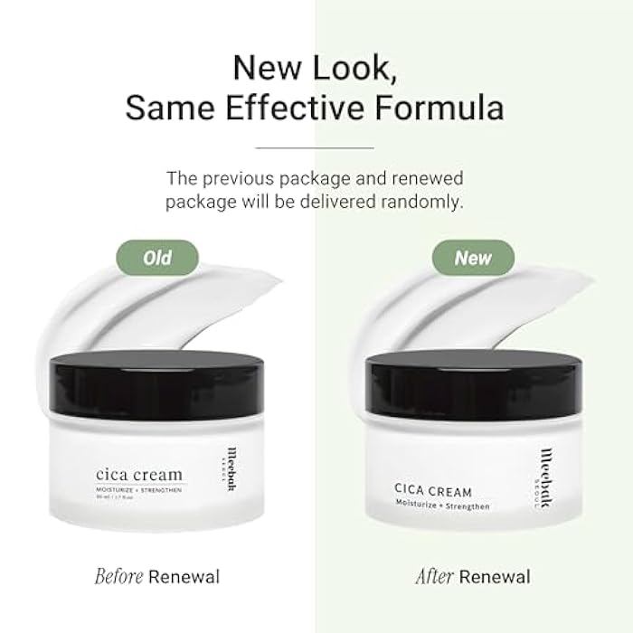 Meebak Cica Cream | Daily Moisturizer for Soothing, Repairing, & Firming with Niacinamide, Peptides, & Retinol | Deep Hydration for Glass Skin | Korean Skin Care - Image 5
