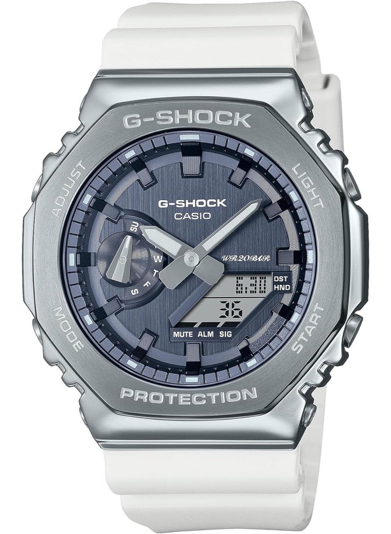 G-SHOCK Casio G-Shock GM-2100WS-7ADR Stainless Steel Analog-Digital Watch - Image 1