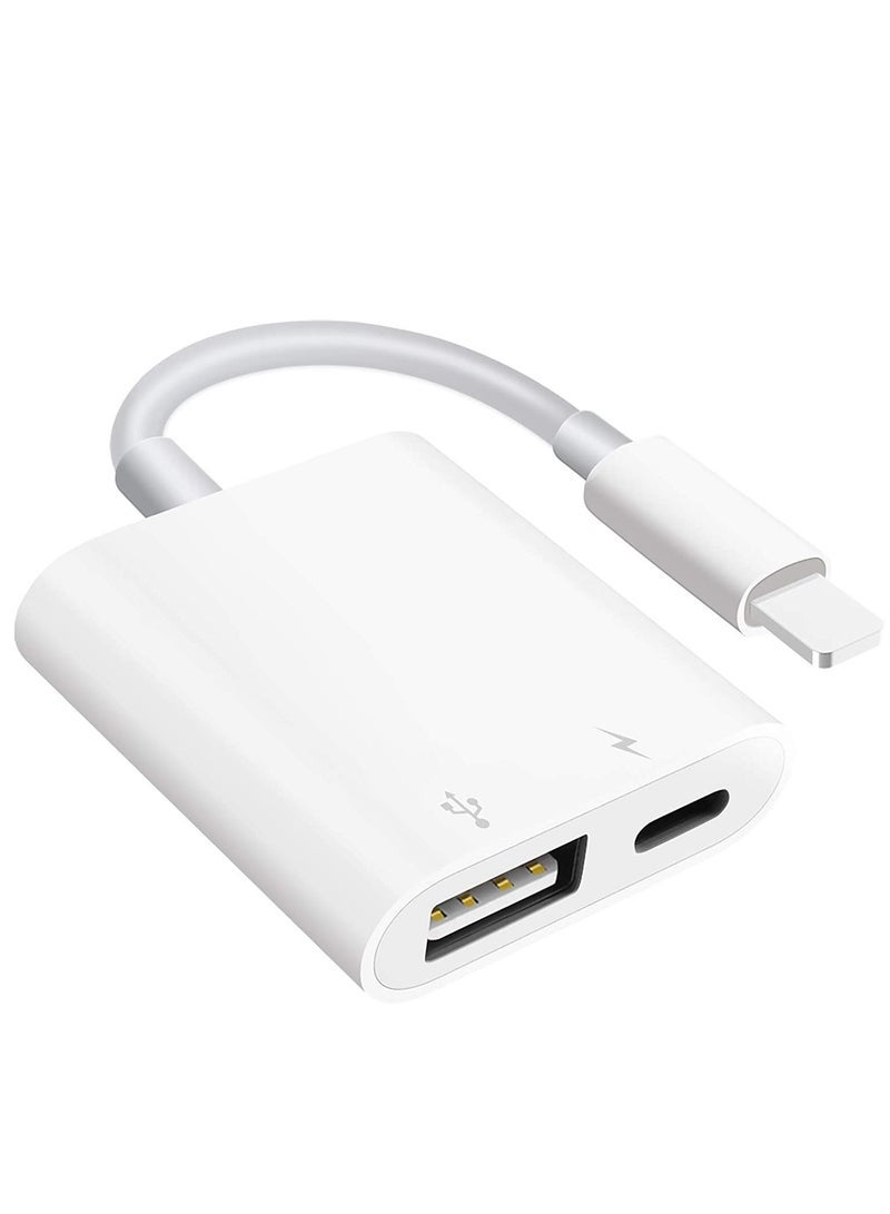 Gravity iPhone iPad, iPad to USB Adapter Plug and Play Support Card Reader - Image 1