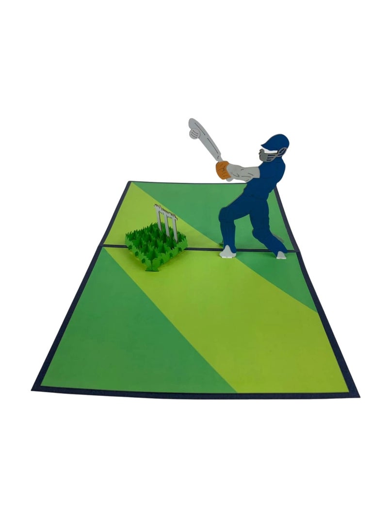 Abra Cards Cricket Pop Up Card - Best Fathers Day Gift - Image 3
