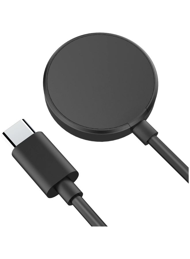 Topleo Magnetic Charger for Samsung Galaxy Watch 6/Watch 6 Classic,Watch 5/Watch 5 Pro,Watch 4/Watch 4 Classic,Watch 3/Active 1/Active 2,100cm Type C Charging Cable Stand Dock Accessories  - Image 1