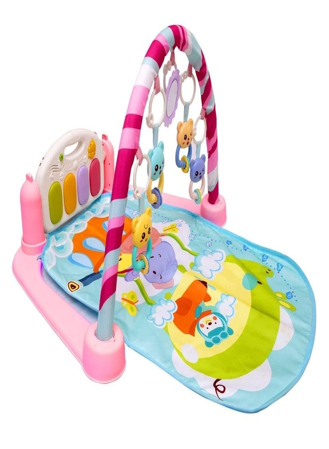 Heyol 5 in 1 Multifunction Baby Play Gym Mat, Baby Gym Mat with 5 Pcs Rattle and Animal Sound Effect and Music Mode, Multi-Function ABS Plastic Piano for Babies - Image 4