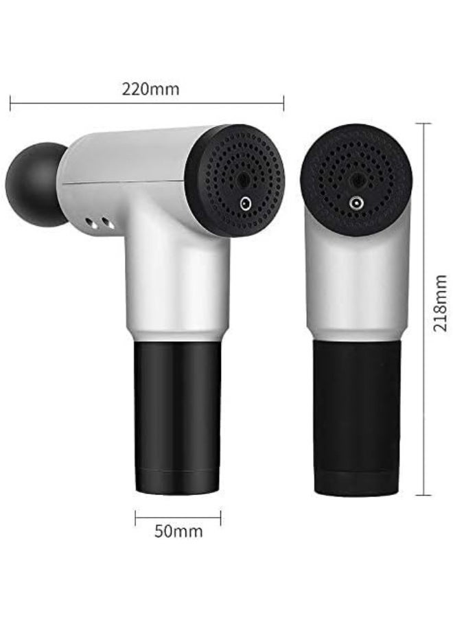 جهاز تدليك عضلات كهربائي – محمول لتدليك عميق للأنسجة مع بطارية قابلة لإعادة الشحن للياقة البدنية والاستشفاء - Image 4