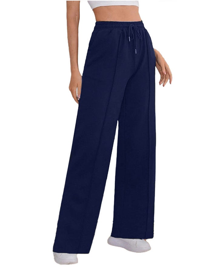 Nileton - Sport Sweatpants Wide Leg With Line – High Waist - Side Pockets - Image 1