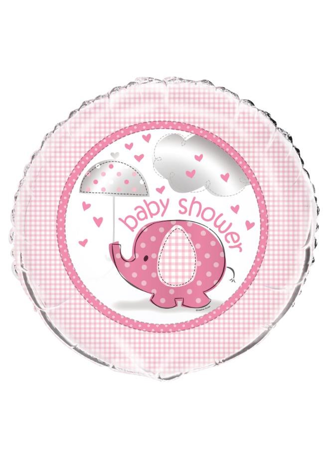 Unique 18" Umbrellaphants Pink Foil Balloons - Image 1