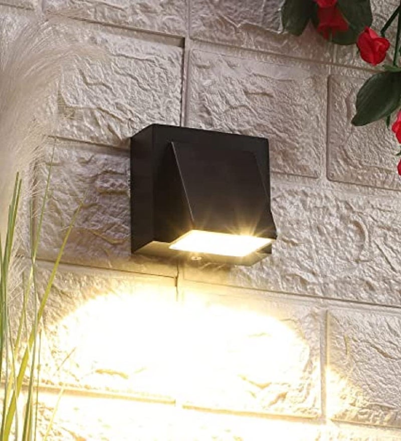 SEER® Wall Lights - 3W IP65 Waterproof Wall Lamp One Step Fancy LED Light for Wall 1 Way Outdoor Wall Lamps - Outdoor Wall Lights for Elevation,Garden & Patio Lights - (Warm White)-Pack of 1 - Image 1