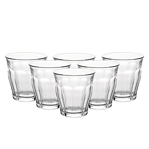 Duralex Picardie Clear Tumbler 90 ML 6 Pcs (1023AB/6) - Image 1