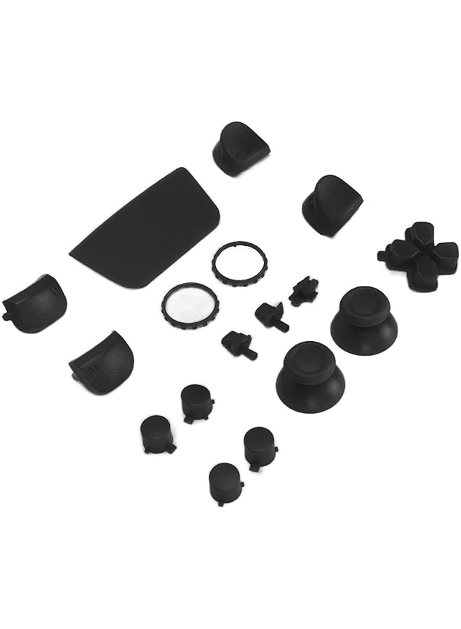 Green Tiger Game Controller Buttons for with Appearance, Comfortable Feel, High Strength ABS, and Practical, Replacement Buttons for Gamepad (Black) - Image 1