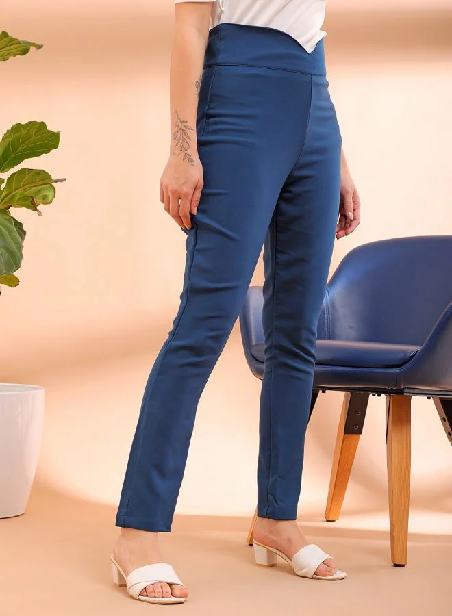 مرفوعة Women Skinny Fit Solid High-Rise Jeggings
