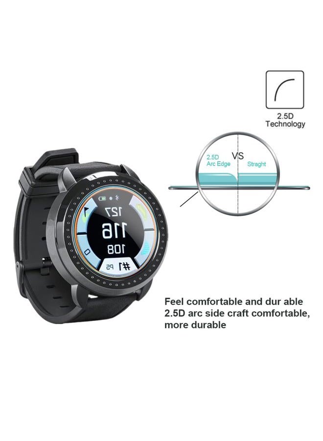 MIHENCE Compatible for Bushnell ION Elite Watch Screen Protector, 9H Anti-Scratch Tempered Glass Protective Film for iON Elite Black Golf GPS Watch [ 3PCS ] - Image 3