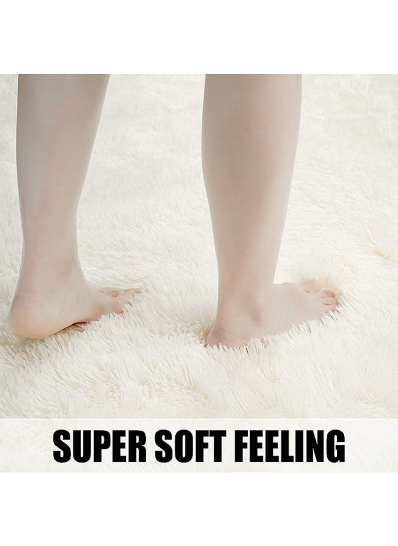 GT-Wheel Large Area Rugs Super Soft Fluffy Tie Dye Rug Modern Indoor Fuzzy Carpets Decor  - Image 5