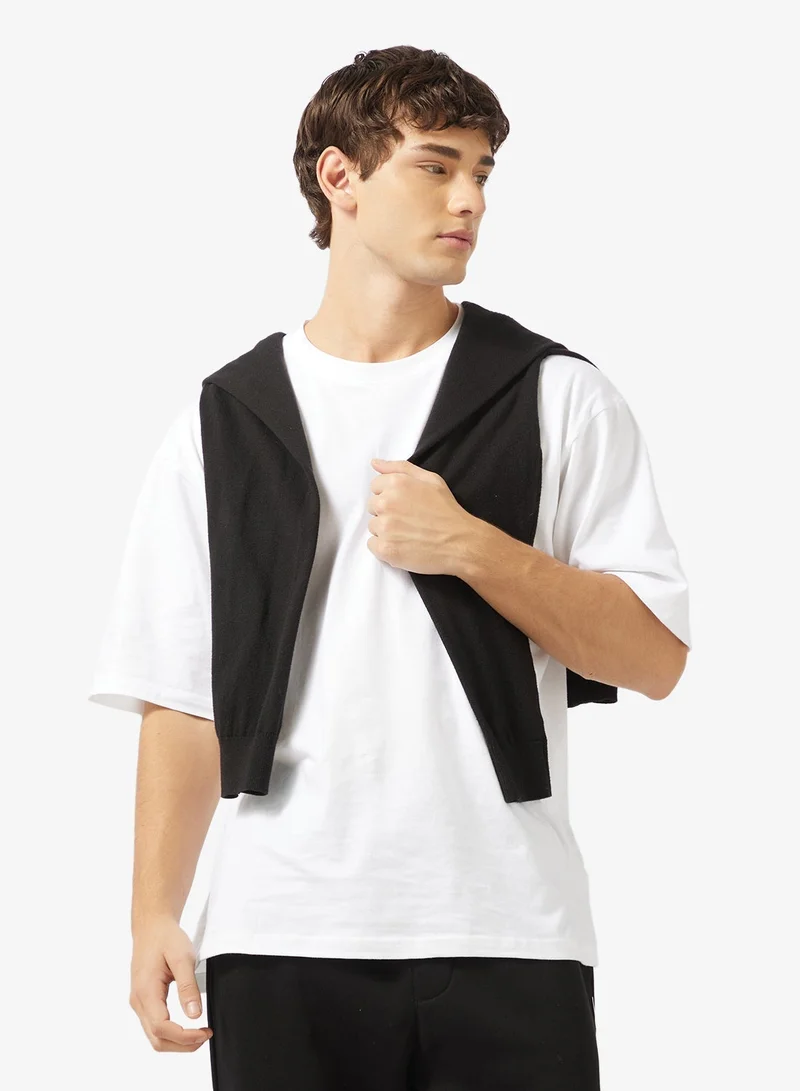 سفنتي فايف بيسيكس عبوة من  تيشيرتات كبيرة الحجم