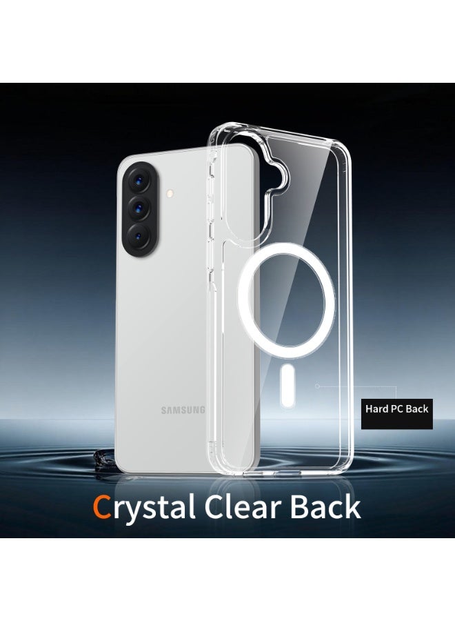 كومبي 3 في 1 لجهاز Samsung Galaxy A57: حافظة مغناطيسية + حماية شاشة فائقة الوضوح (2 قطعة) + غطاء مقاوم للصدمات، حافظة رقيقة لـ Samsung Galaxy A57 - Image 3