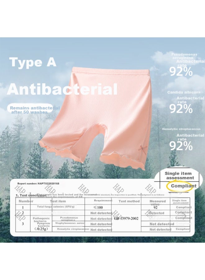 LANG SHA Langsha Girls' Anti-glare Safety Shorts Summer Modal Girls' Bottoming Underwear Children's Two-in-one Ice Silk Shorts - Image 4