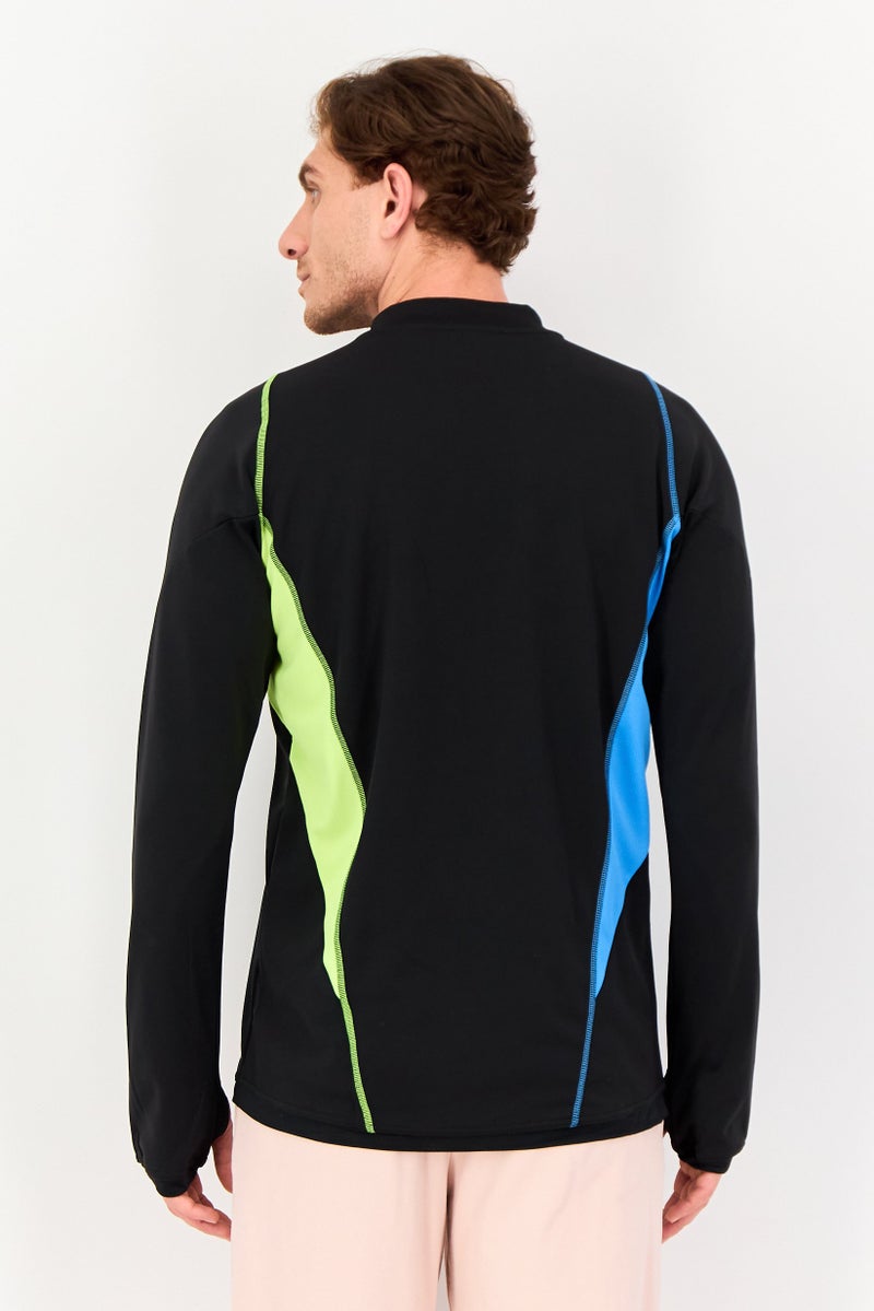 Adidas سويت شيرت رياضي للرجال بأكمام طويلة من أرسنال، أسود - Image 2