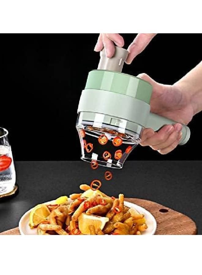 مجموعه قطاعات الخضروات الكهربائيه المحمولة - Image 3