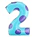 Charnoel Monster Number 2 Balloons 40 Inch Monster Theme Birthday Party Decorations Large Foil Balloons for Girls Boys Birthday Baby Shower Party Backdrop Celebration Supplies - Image 2