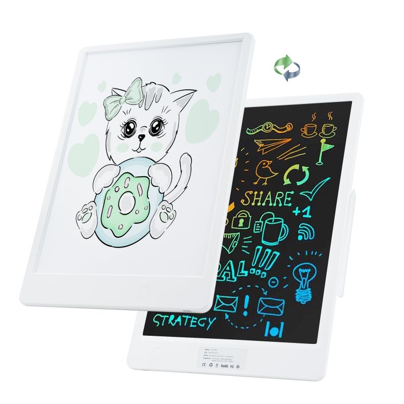 2-IN-1 A4 Dimmable LED Copy Board & LCD Writing Board Magnetic Drawing Board for Sketch Animation Children's Painting and Arithmetic One-click Rrase Lock Key - Image 1