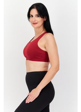 Nike Women Non Padded Sports Bra, Red  - Image 4