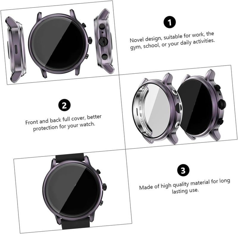 DOITOOL Hybrid Hr Guard Watch Shell TPU Smartwatch Case Watch Frame Full Cover Accessories for Gen The Hr - Image 3