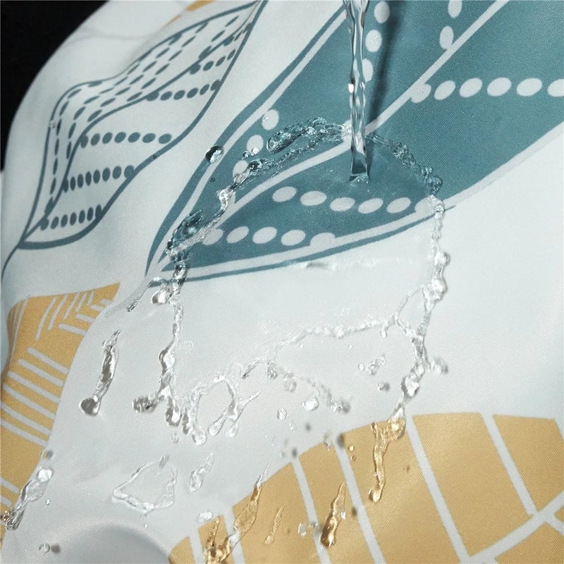 Y&D Made in China  Design  Shower Curtain Set,   Waterproof Shower Curtain - Image 4