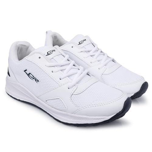 Lancer Mens WONDER-6WHT-NBL1 White Running Shoe - Image 1