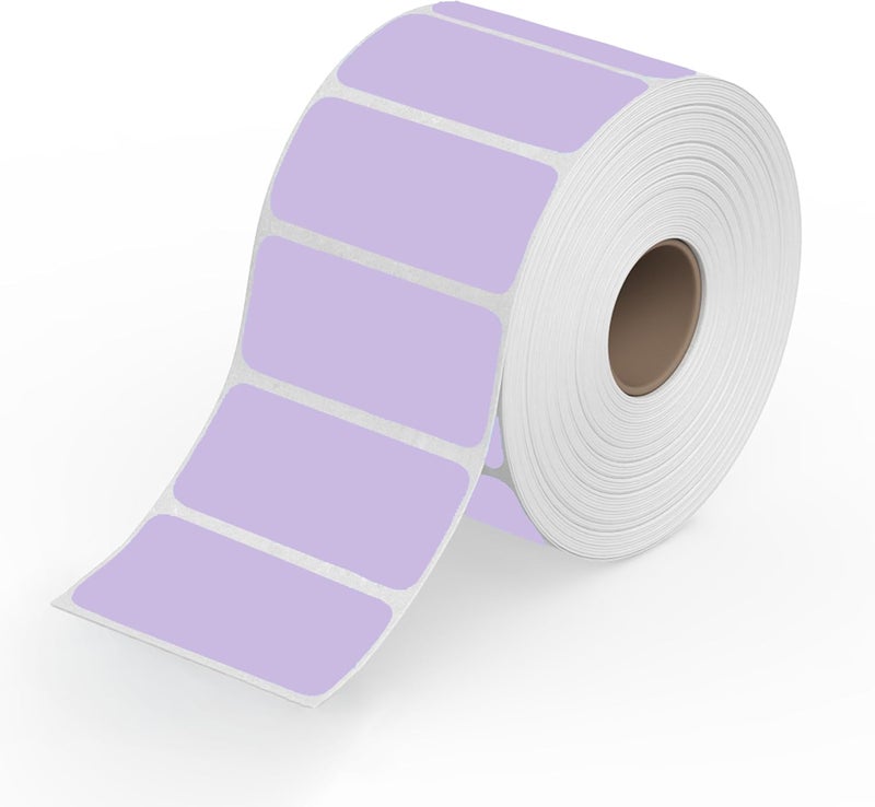ROLLO Direct Thermal 2x1 Sticker Labels - Roll of 1,000 Purple Thermal Labels - Multi-Purpose Thermal Printer Stickers - Image 1