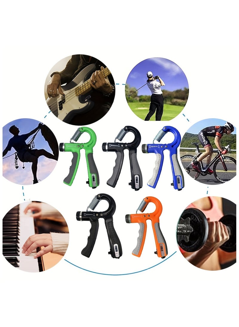 AROAQ Adjustable Hand Grip Strengthener Improve Finger Dexterity & Wrist Strength, Fitness Equipment for Guitar, Golf, Cycling, Piano & Weightlifting, Durable PP Material Grip Strength Trainer - Image 5