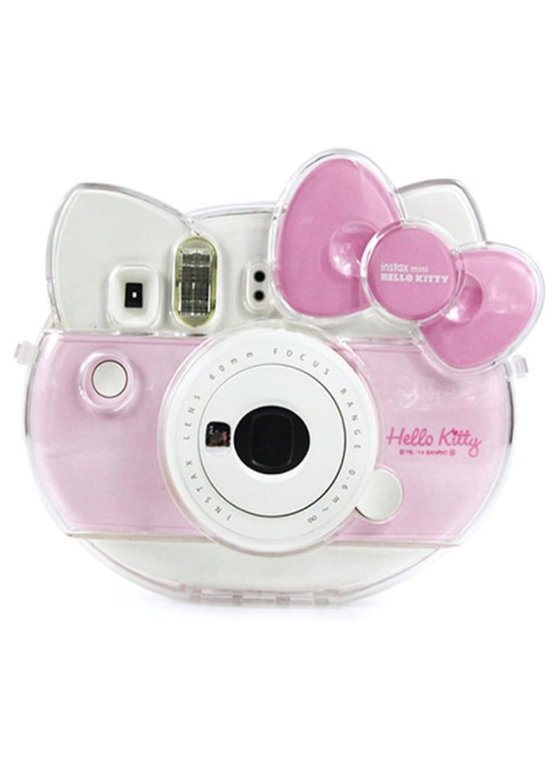 General Protective Case Compatible with Fujifilm Instax Mini Hello Kitty Instant Film Camera/Crystal Hard Case PVC Protective Case Carrying Cover - Clear  - Image 1